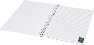 Carnet A5 à spirales blanches ou noires - papier 80gr personnalisable