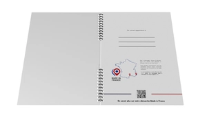 Carnet A5 réutilisable fabriqué en France - EcoNotebook personnalisable