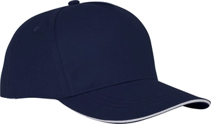 Casquette sandwich 5 panneaux - Panneau frontal renforcé personnalisable