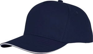 Casquette sandwich 5 panneaux - Panneau frontal renforcé personnalisable