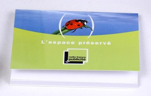 Post-it rectangle 100% made in France avec couverture personnalisable