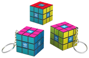 Porte clés Rubik's 3x3 - antistress personnalisable