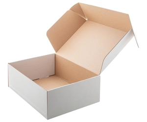 Boîte-cadeau personnalisée en carton ondulé, taille L personnalisable
