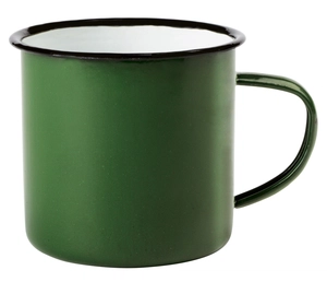 Tasse en émail RETRO CUP, mug 350 ml personnalisable