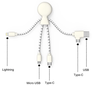 Câble éco multi-connecteur Mr Bio personnalisable