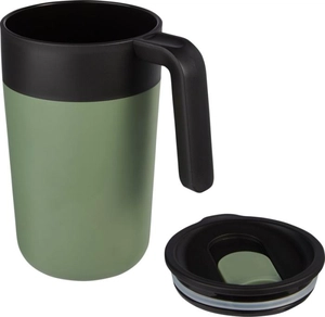 Mug 400 ml isotherme double paroi  - Tasse en plastique recyclé personnalisable