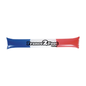 2 batons de tambour tricolore - supporter évènement sportif personnalisable