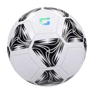 Ballon de football rétro de taille 5 fabriqué en PVC brillant personnalisable
