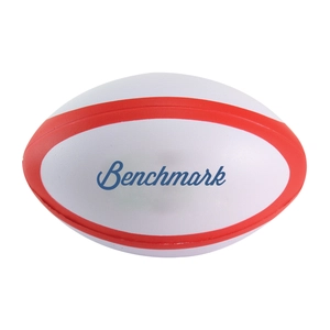 Ballon de Rugby Anti-Stress Bicolore ou Tricolore personnalisable