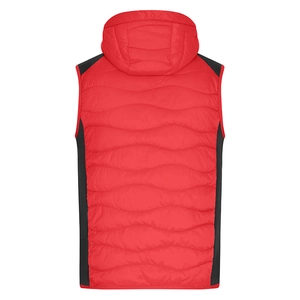 Bodywarmer matelassé Homme avec capuche - fermeture YKK personnalisable