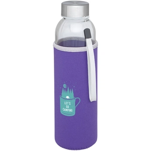 Bouteille de sport 500 ml en verre - Gourde sport simple paroi personnalisable