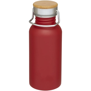 Bouteille de sport 550 ml en acier inoxydable - Couvercle bambou personnalisable