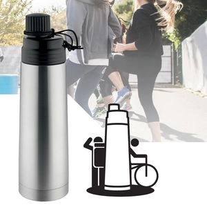 Bouteille isotherme 500 ml - double paroi avec couvercle étanche personnalisable