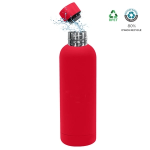 Bouteille isotherme 500ml en inox recyclé  personnalisable