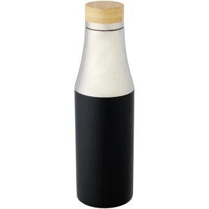 Bouteille isotherme 540 ml avec isolation en cuivre - bouchon bambou personnalisable