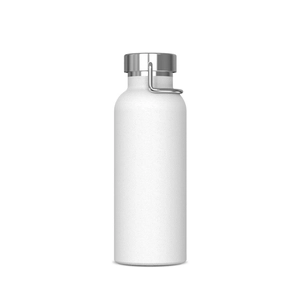 Bouteille isotherme avec son revêtement peau de pêche, 500ml personnalisable