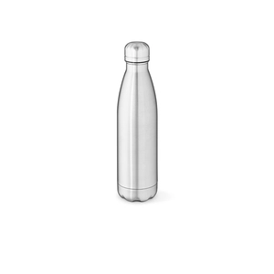 Bouteille isotherme en acier inox recyclé 535 ml - finition brillante personnalisable