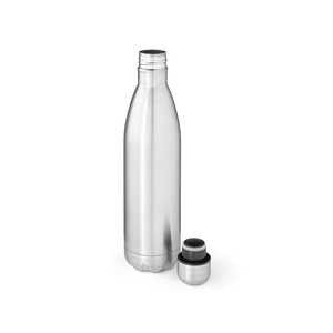 Bouteille isotherme en acier inox recyclé 810 ml - finition brillante personnalisable