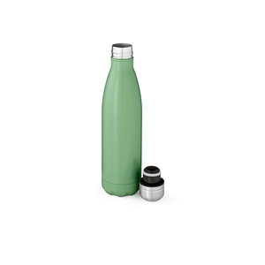 Bouteille isotherme en inox recyclé 535 ml aux couleurs vibrantes personnalisable