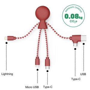 Câble éco multi-connecteur Mr Bio personnalisable