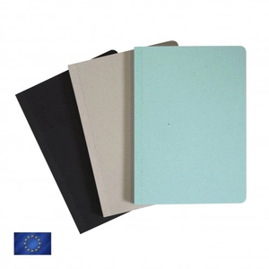 Carnet A5 souple en papier et cuir recyclé - Made In Europe personnalisable