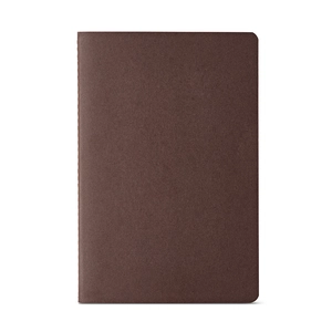 Carnet de notes A5 couverture en carton recyclé - 160 pages ivoires lignées FSC 70g/m2 personnalisable