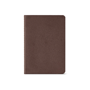 Carnet de notes A6 couverture en carton recyclé - 160 pages ivoires lignées FSC 70g/m2 personnalisable