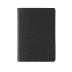 Carnet de notes A6 couverture en carton recyclé - 160 pages ivoires lignées FSC 70g/m2 personnalisable