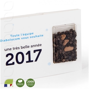 Carte capsule pour graines d'arbre personnalisable