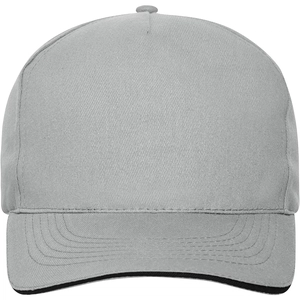 Casquette sandwich 5 panneaux 100% coton bio personnalisable