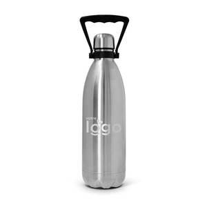 Gourde isotherme 1 litre avec poignée personnalisable