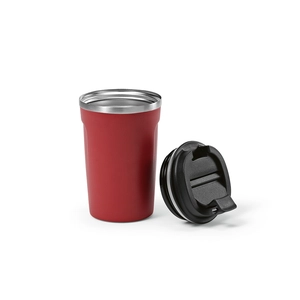 Mug de voyage en acier inox recyclé 490 ml isolation double paroi personnalisable