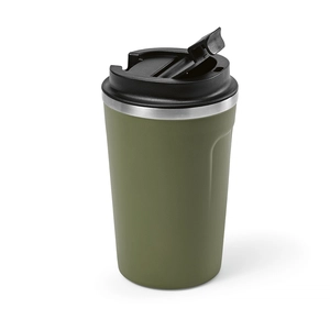 Mug de voyage en acier inox recyclé 490 ml isolation double paroi personnalisable