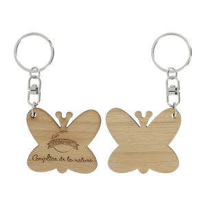 Porte clés bambou sur-mesure - Fabrication Française personnalisable