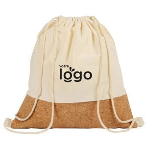 Sac à dos coton et liège CORK personnalisable