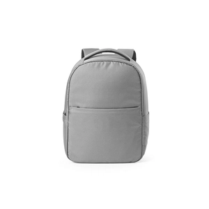 Sac à dos en RPET 16l avec poche frontale et poignée trolley - emplacement PC 15,6 pouces personnalisable