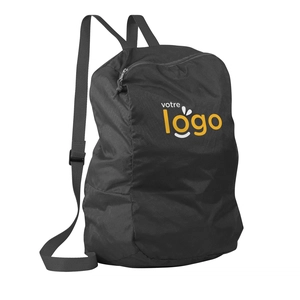 Sac à dos pliable KEYPACK, sac 100% en RPET personnalisable