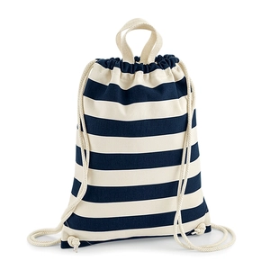 Sac de gym NAUTICAL 100% toile de coton personnalisable