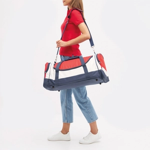 Sac de sport MARINA - sac de gym tricolore personnalisable