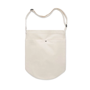 Sac en toile avec fermeture à bouton pression - longue bandoulière personnalisable