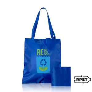 Sac pliable en RPET - Sac shopping en matière recyclée personnalisable