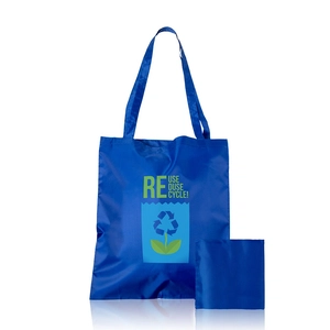 Sac pliable en RPET - Sac shopping en matière recyclée personnalisable