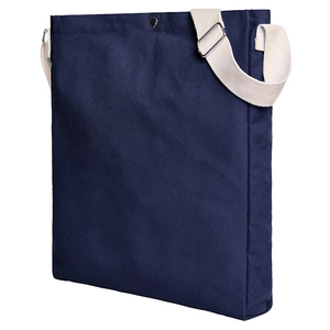 Sac shopping 6 litres avec fermeture zip en coton - sans PVC personnalisable