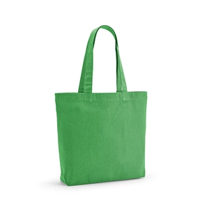 Sac shopping en coton recyclé et RPET - Totebag 220g/m2 avec soufflet personnalisable