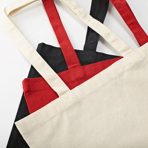 Sac shopping en coton recyclé et RPET - Totebag 280g/m2 aux couleurs vives personnalisable