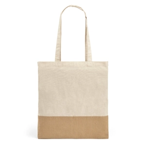 Sac shopping MERCAT 100% coton - aspect jute personnalisable