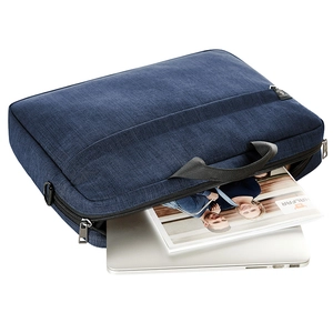 Sacoche ordinateur 15 pouces  100% RPET - fixation valise personnalisable