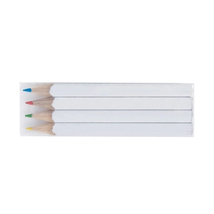 Set de 4 crayons 8,7cm personnalisable