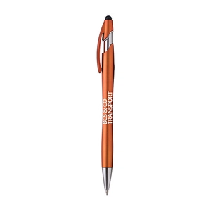 Stylo métal LA JOLLA, avec stylet et clip assorti personnalisable