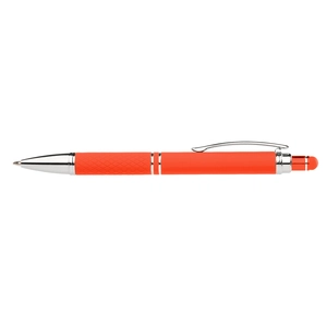 Stylo stylet aux couleurs vives - finition touché doux personnalisable